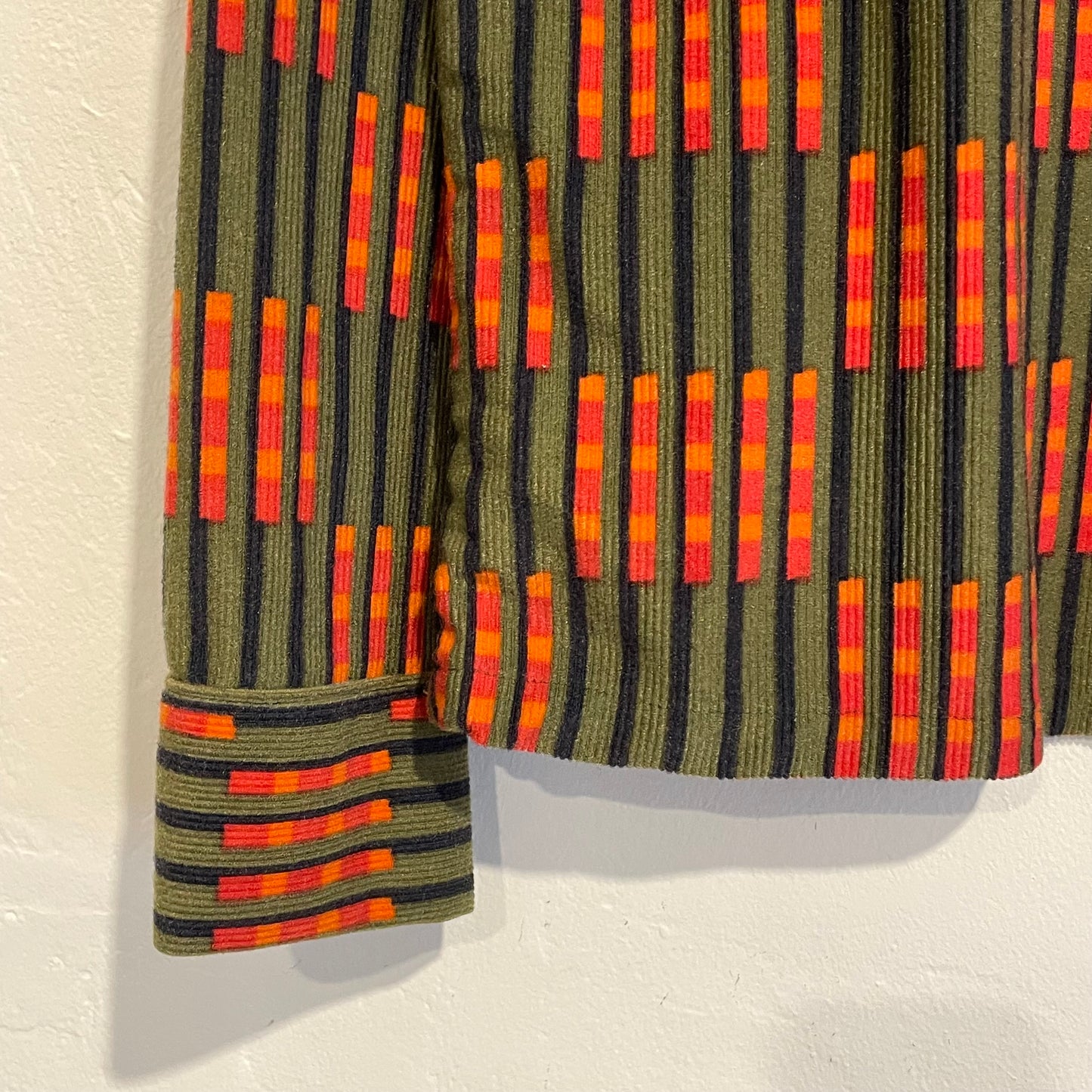 Euro Vintage Dederon Shirt Khaki / Orange