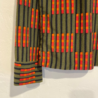 Euro Vintage Dederon Shirt Khaki / Orange