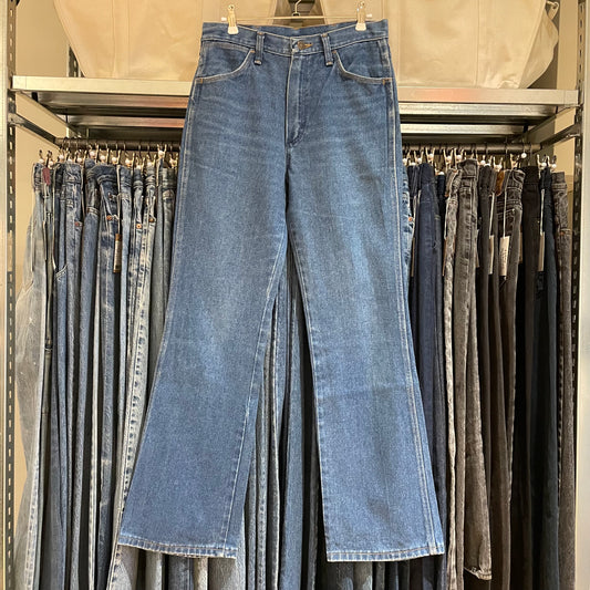 Regular Straight Jeans Mid Wash Blue Talon Zip