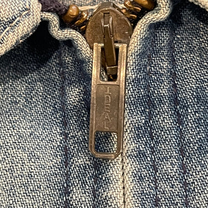 Faded Denim Jacket w/Ideal Zipper