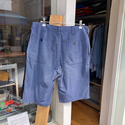 Hickory Stripe Shorts Blue