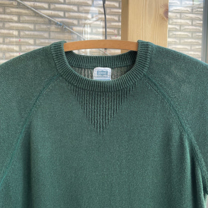 Short Sleeve Knit Green