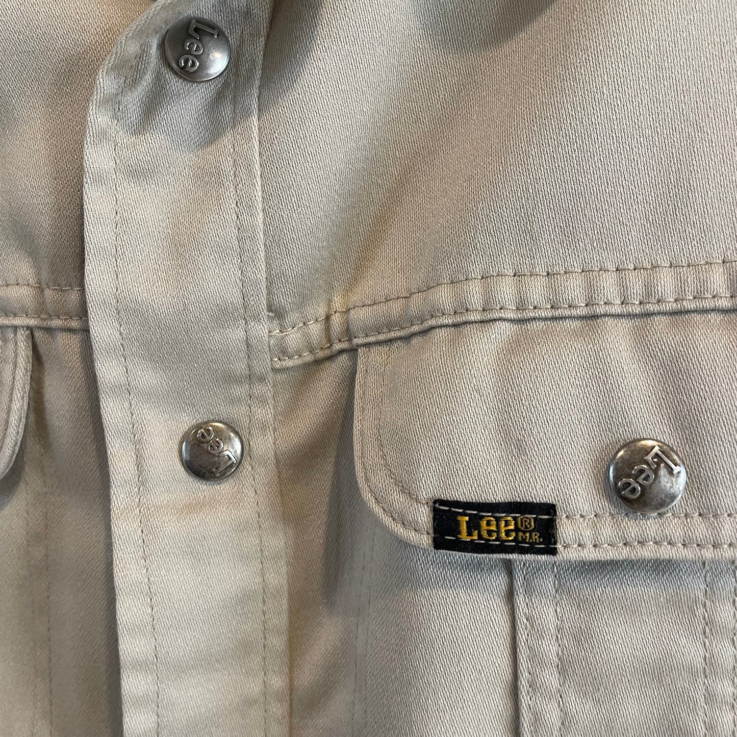 Western Shirt Jacket Beige