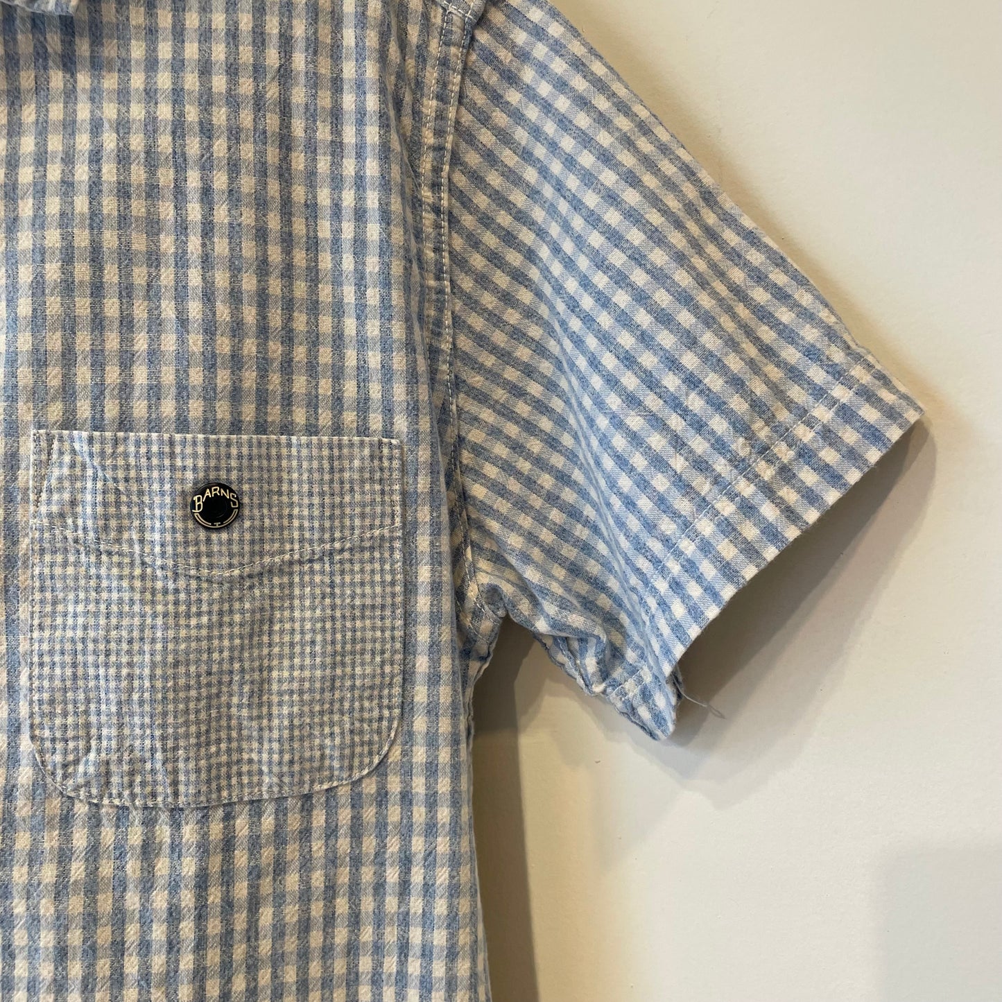 Graph Check Short Sleeve Shirt Blue