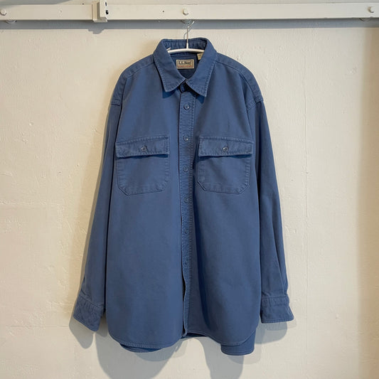 Chamois Cloth Shirt Bluegrey