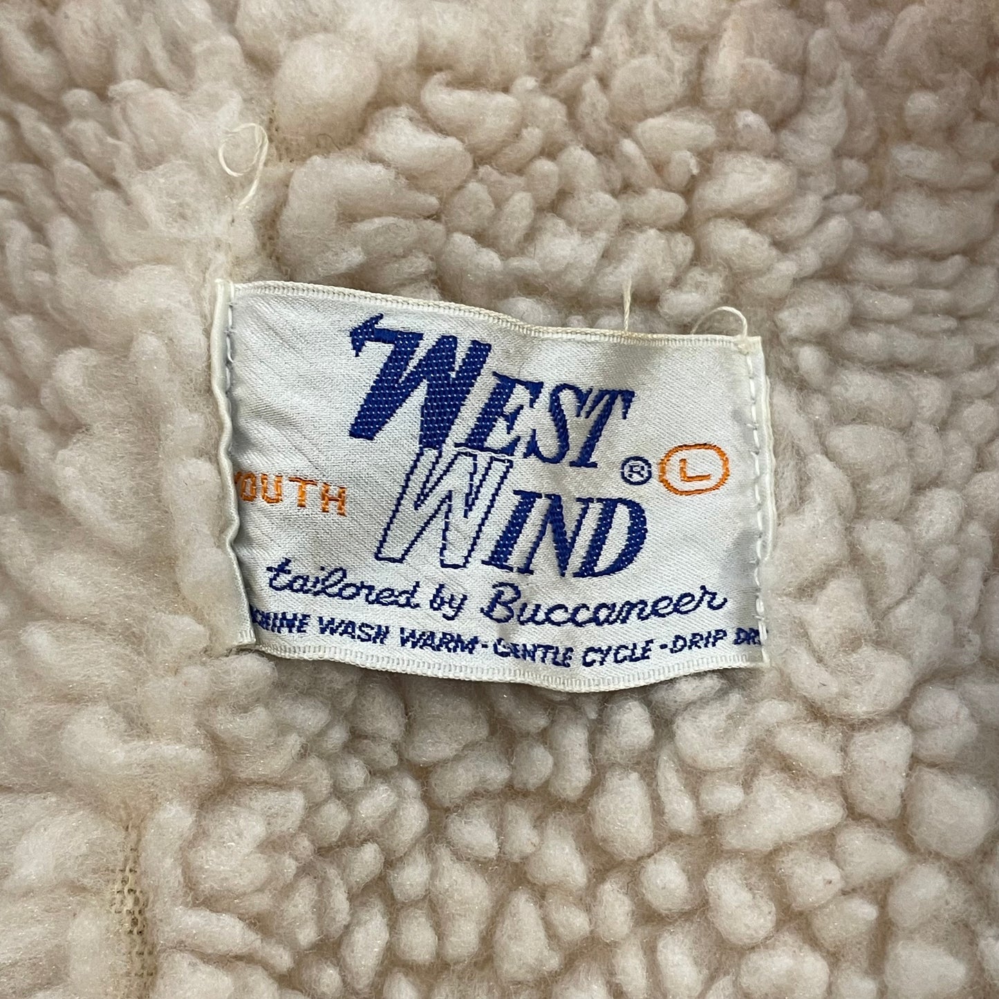 Britains Girl Fleece Lined Nylon Jacket Orange