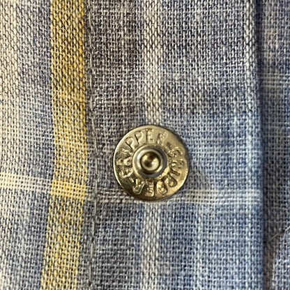 Multi Color Checked Western Shirt Grey/Blue