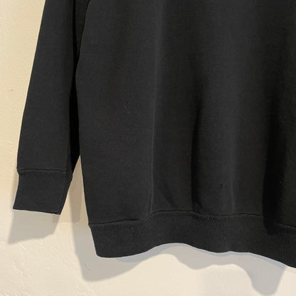 Raglan Blank Sweatshirt Black