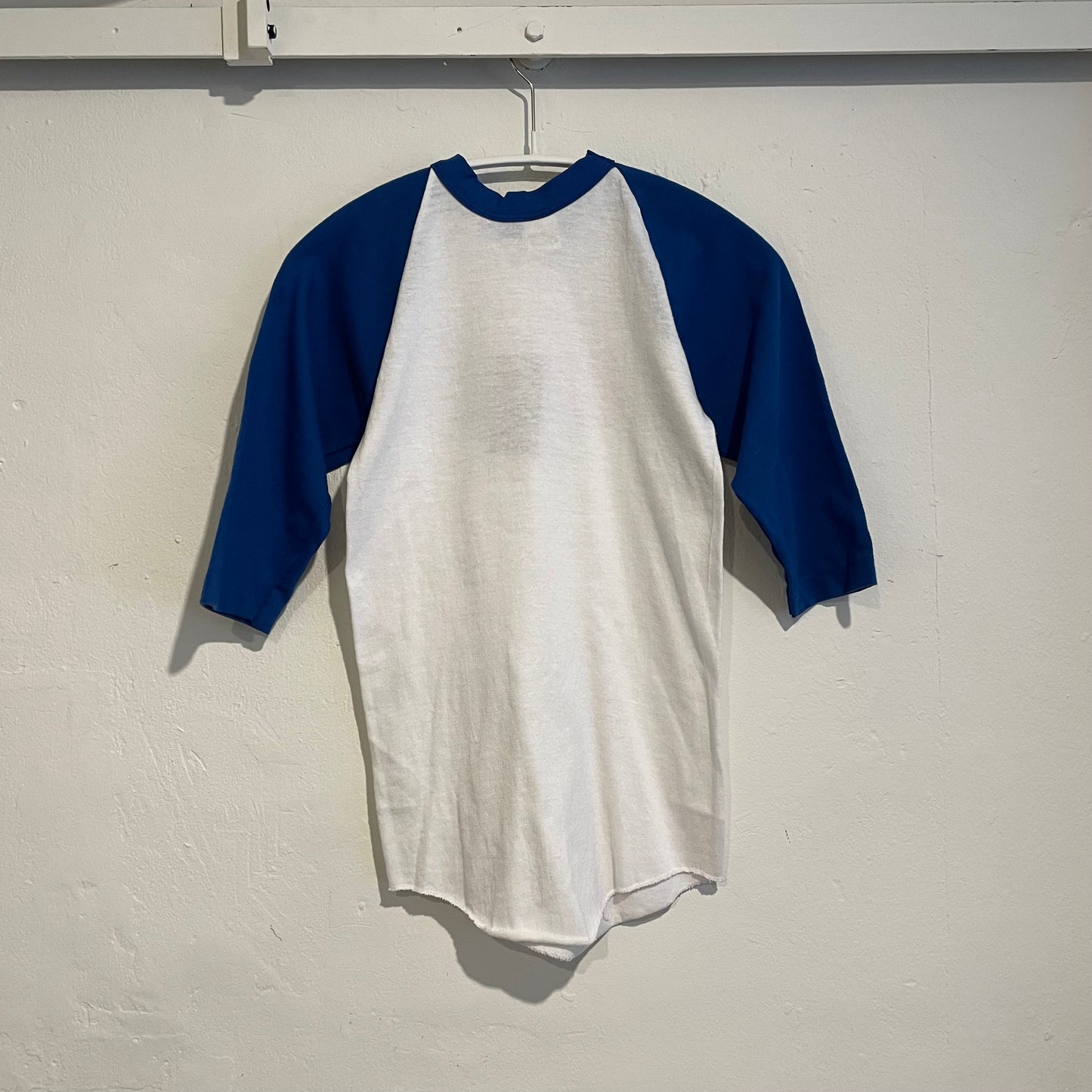 Peanut Printed Raglan 3/4 Sleeve Tee Blue / White