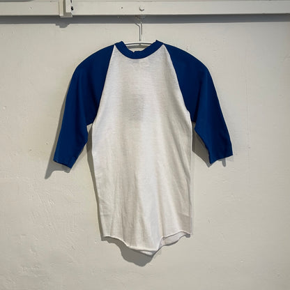 Peanut Printed Raglan 3/4 Sleeve Tee Blue / White