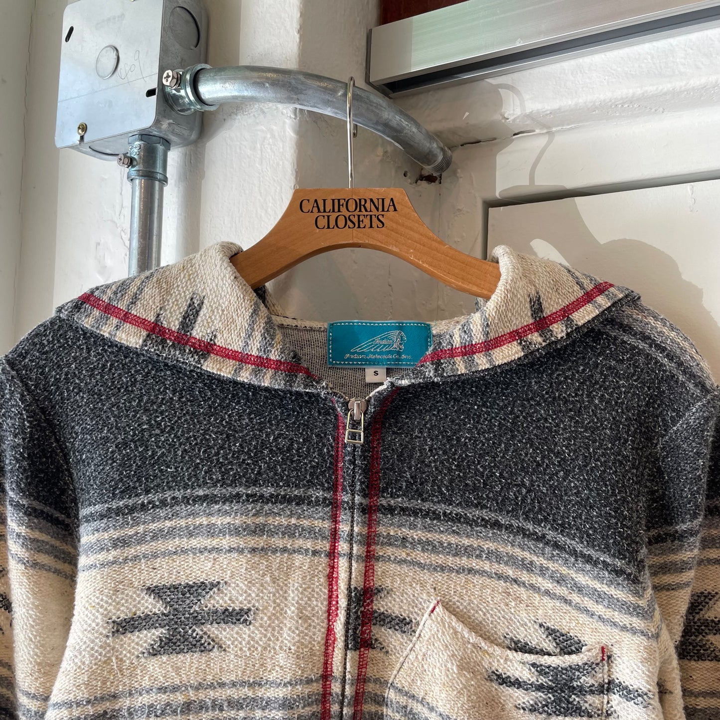 Stripe Zip Hoodie