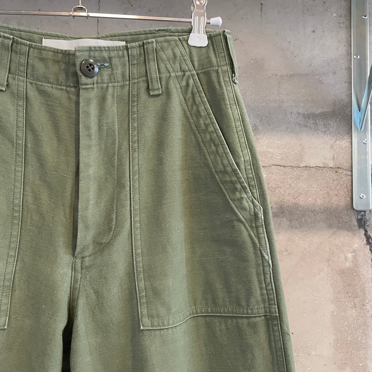 Patch Pocket Baker Pants Olive