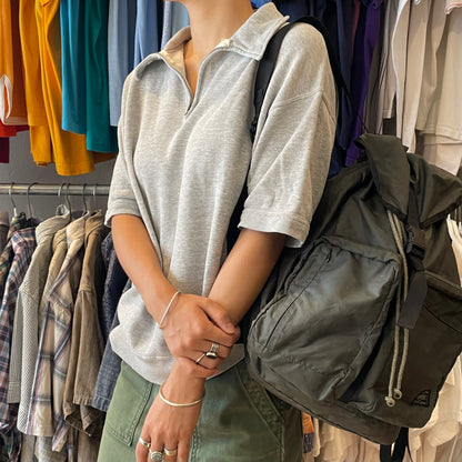 Half-Zip Sweatshirt Gray