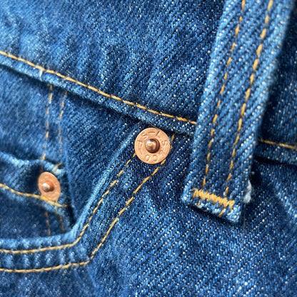 510-217 Zipper Fly Jeans Slim Navy
