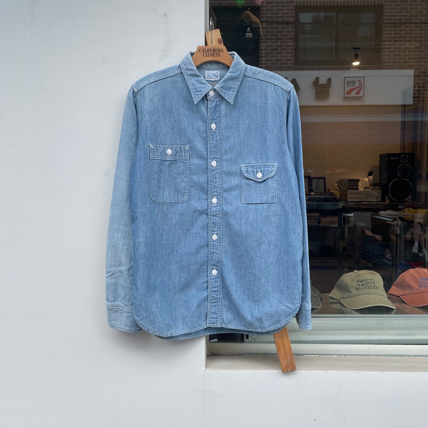 Chambray Work Shirt Blue