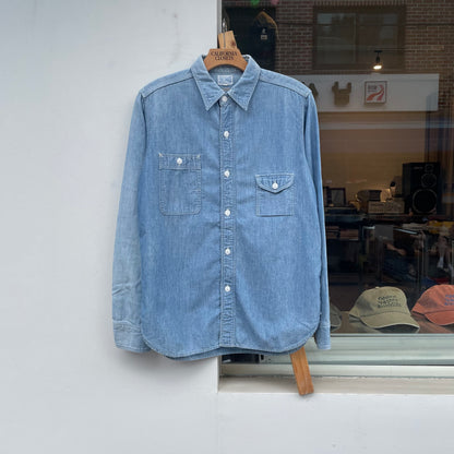 Chambray Work Shirt Blue