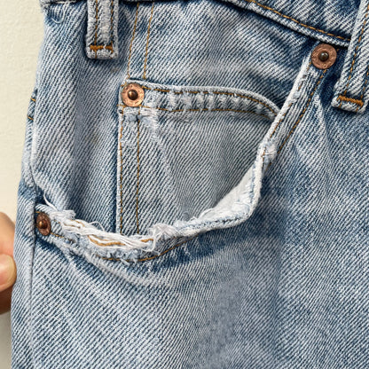 Faded Denim Straight Blue