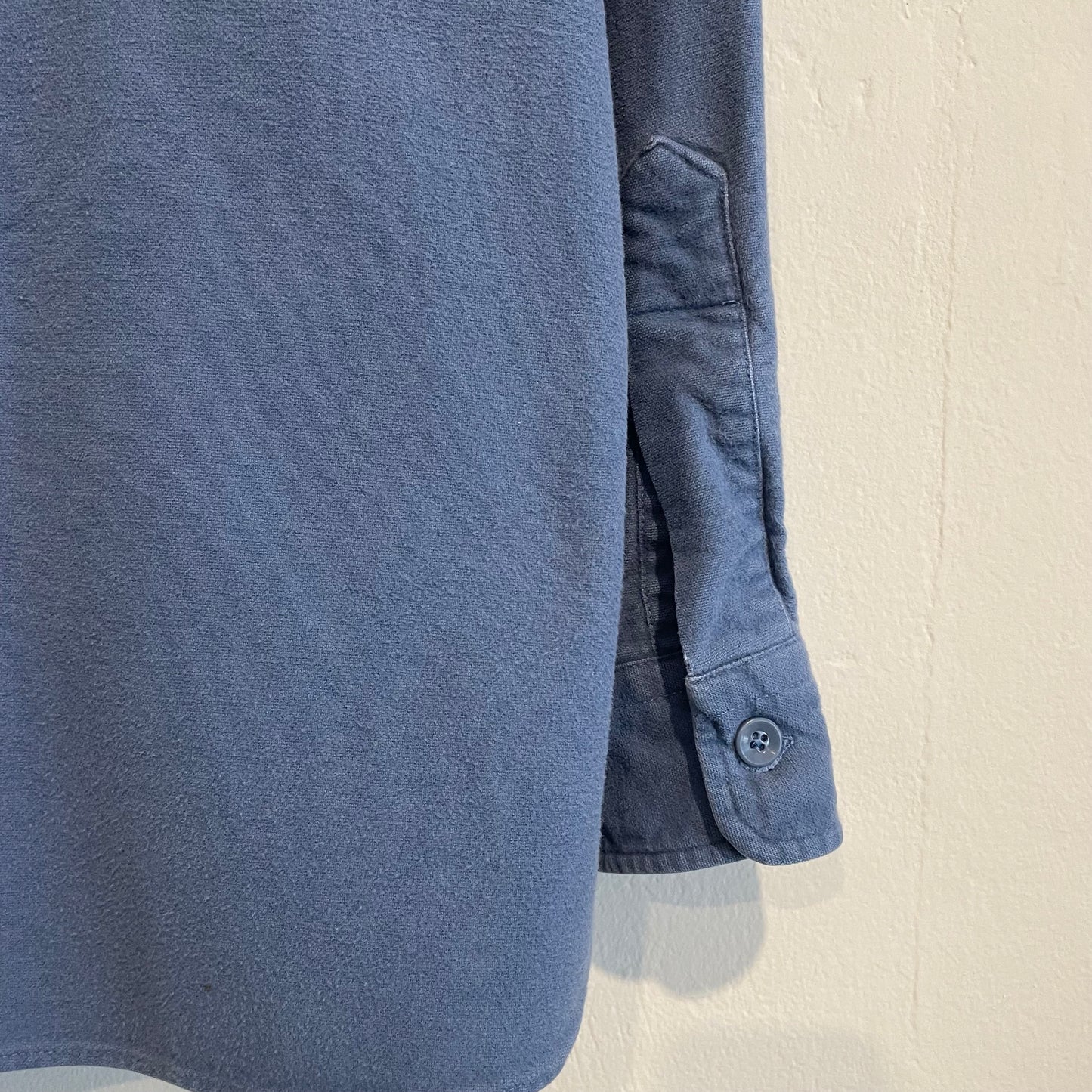 Chamois Cloth Shirt Bluegrey