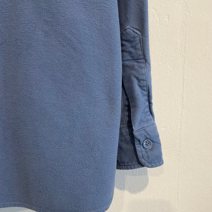 Chamois Cloth Shirt Bluegrey