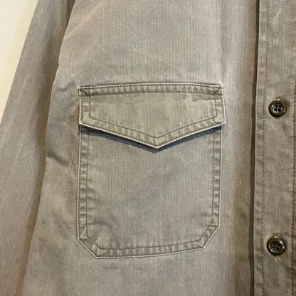 Flap Pocket Shirt Gray