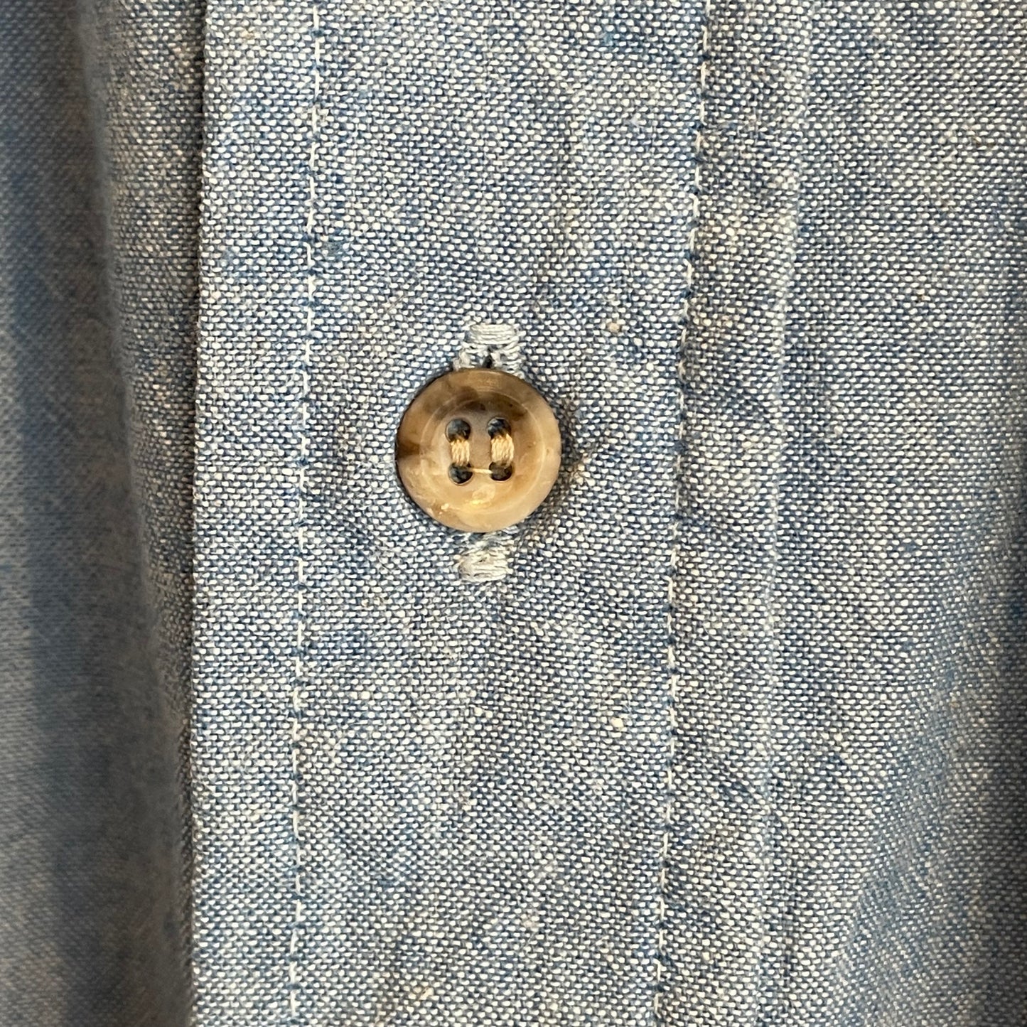 Chambray Western Shirt Blue