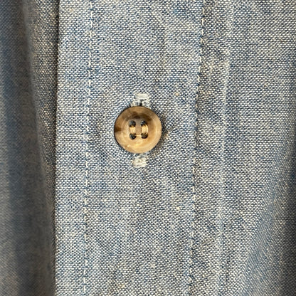Chambray Western Shirt Blue