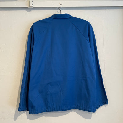 Zip Up Cotton Jacket Blue