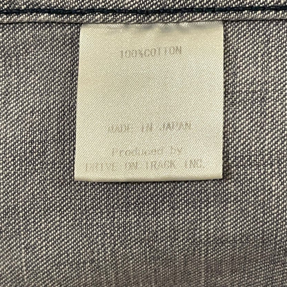 Denim Snap-Button Work Shirt Light Blue Faded