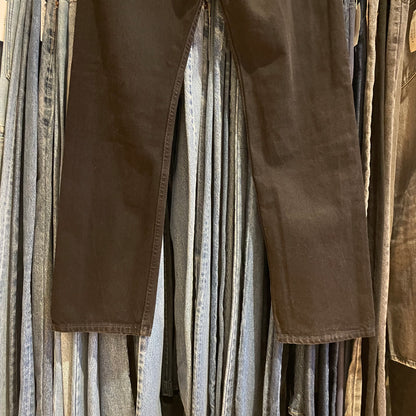 Black 501 Denim Jeans Button Fly USA
