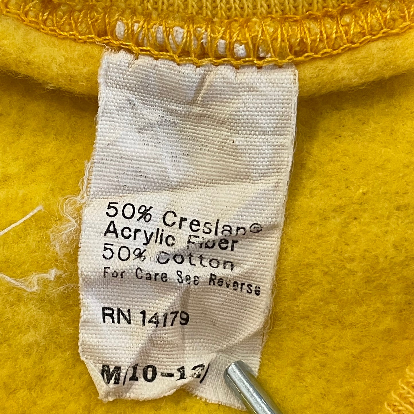V-neck Sweatshirt Yellow