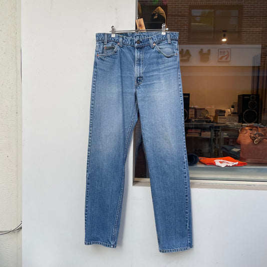 505 Orange Tab Jeans Straight Blue
