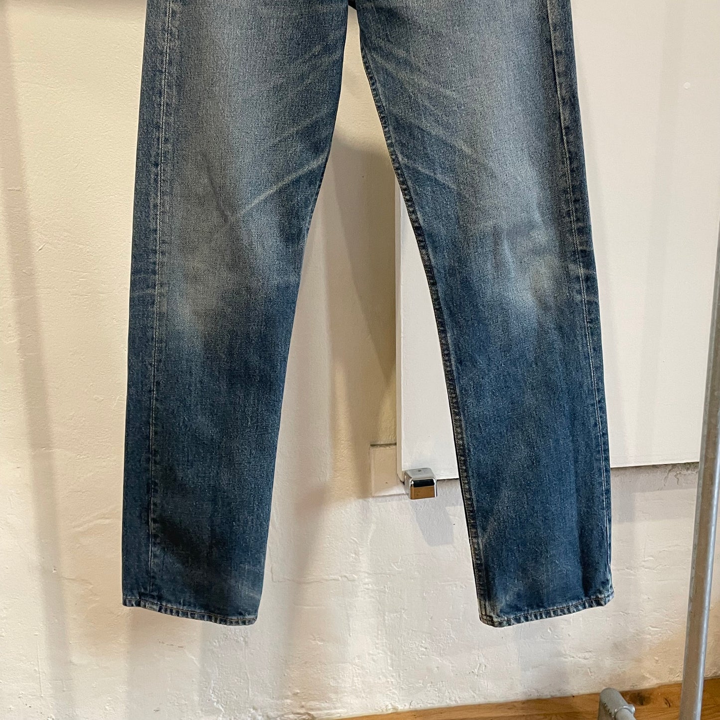 501 Button Fly Jeans Straight Blue