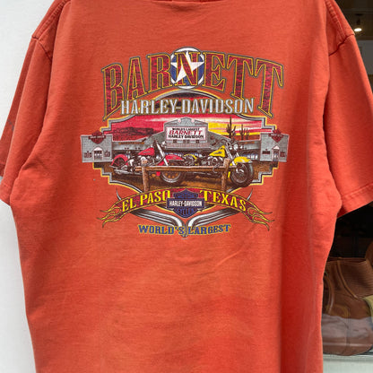 Harley-Davidson Pocket Tee Faded Motorcycle