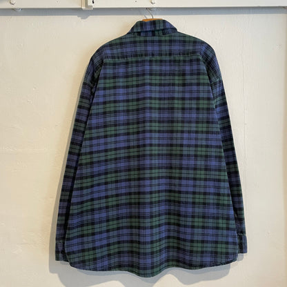 Flannel Check Shirt Green/Blue