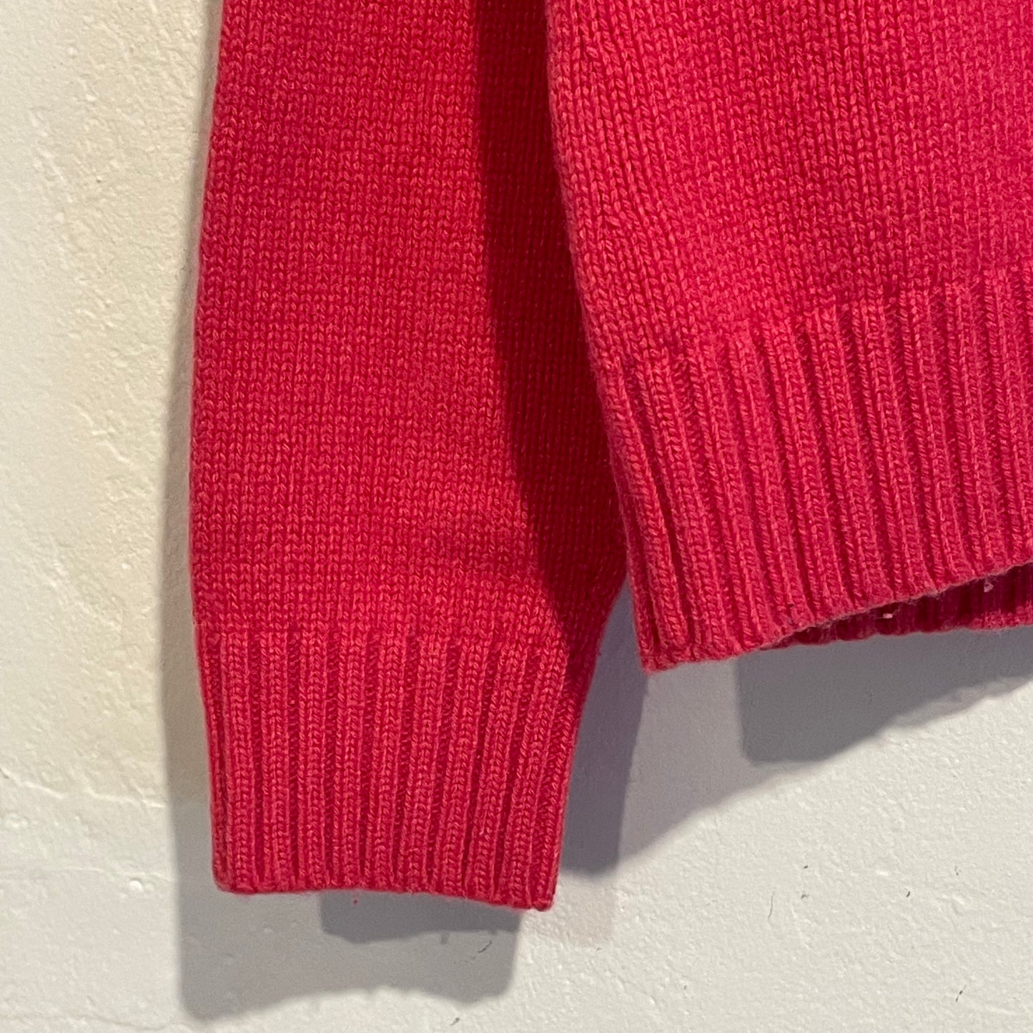 Cashmere Blend Knit Sweater Pink