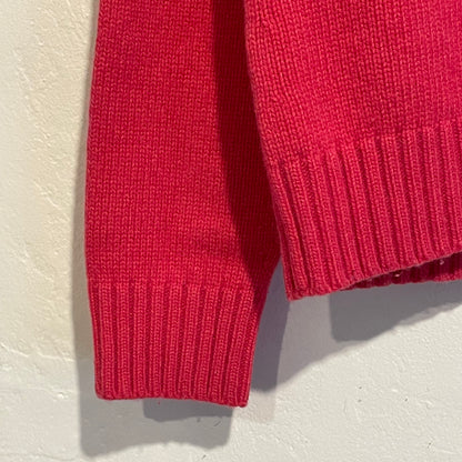 Cashmere Blend Knit Sweater Pink