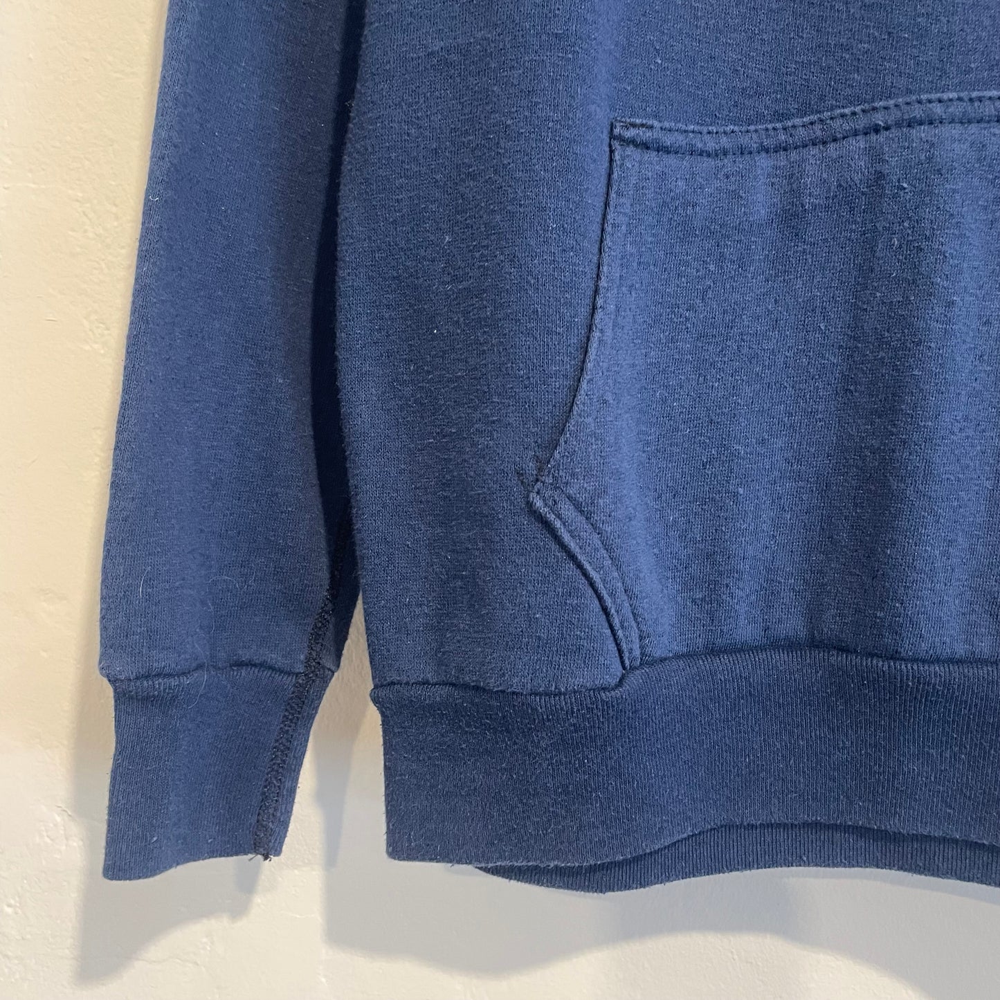 Navy Drawstring Hoodie Blank