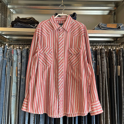Red Stripe Western Shirt