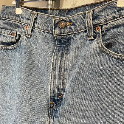 Cutoff Denim Shorts Blue