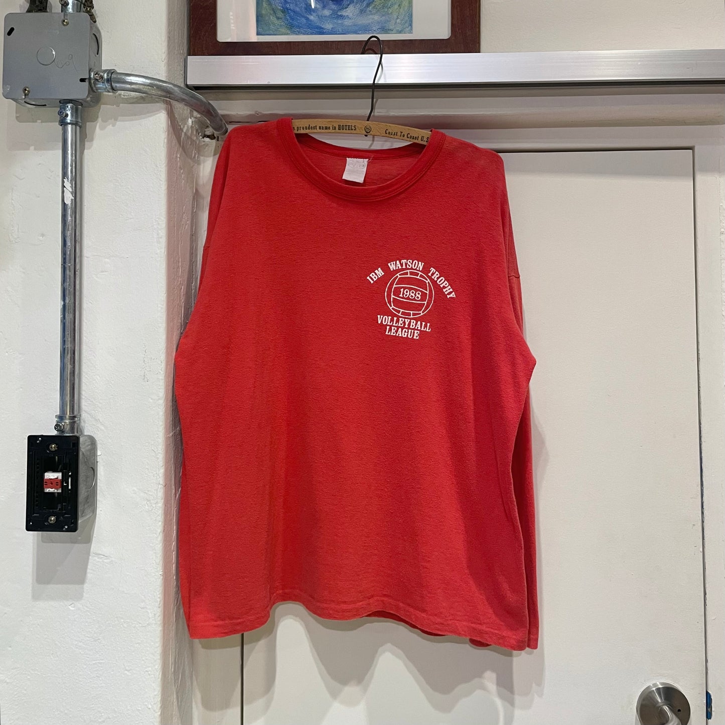 IBM Watson Trophy Long Sleeve Shirt Red