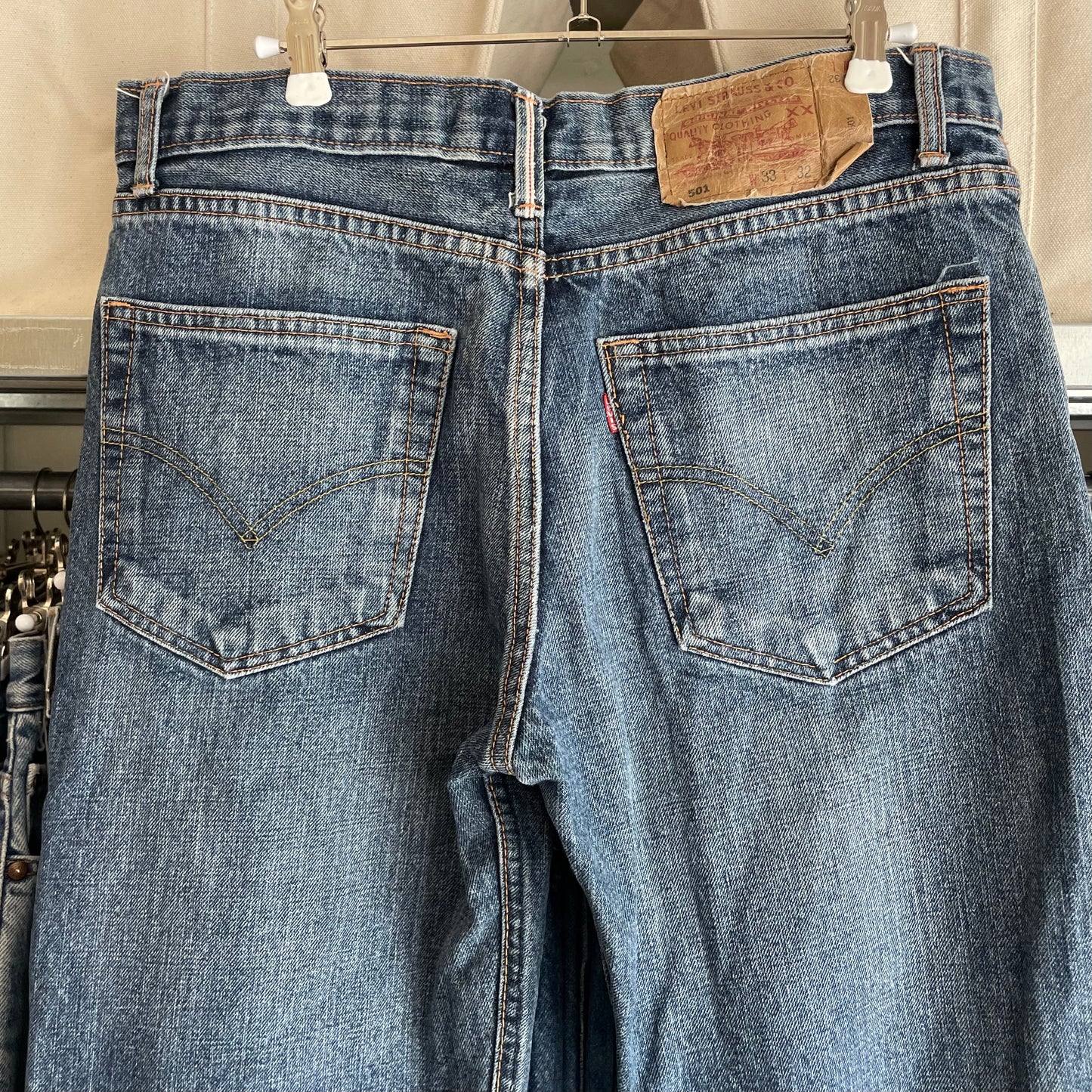 501 Jeans Regular Straight Dark Wash Indigo