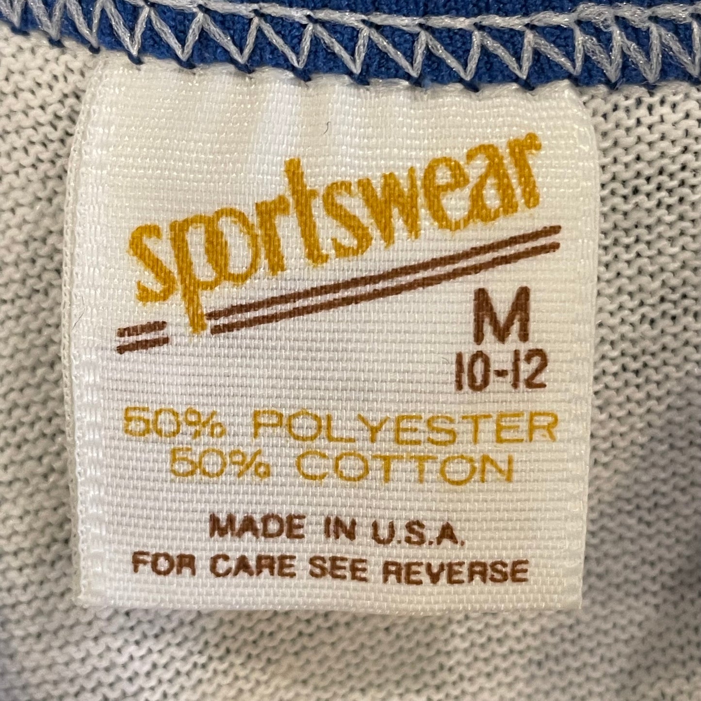 Peanut Printed Raglan 3/4 Sleeve Tee Blue / White