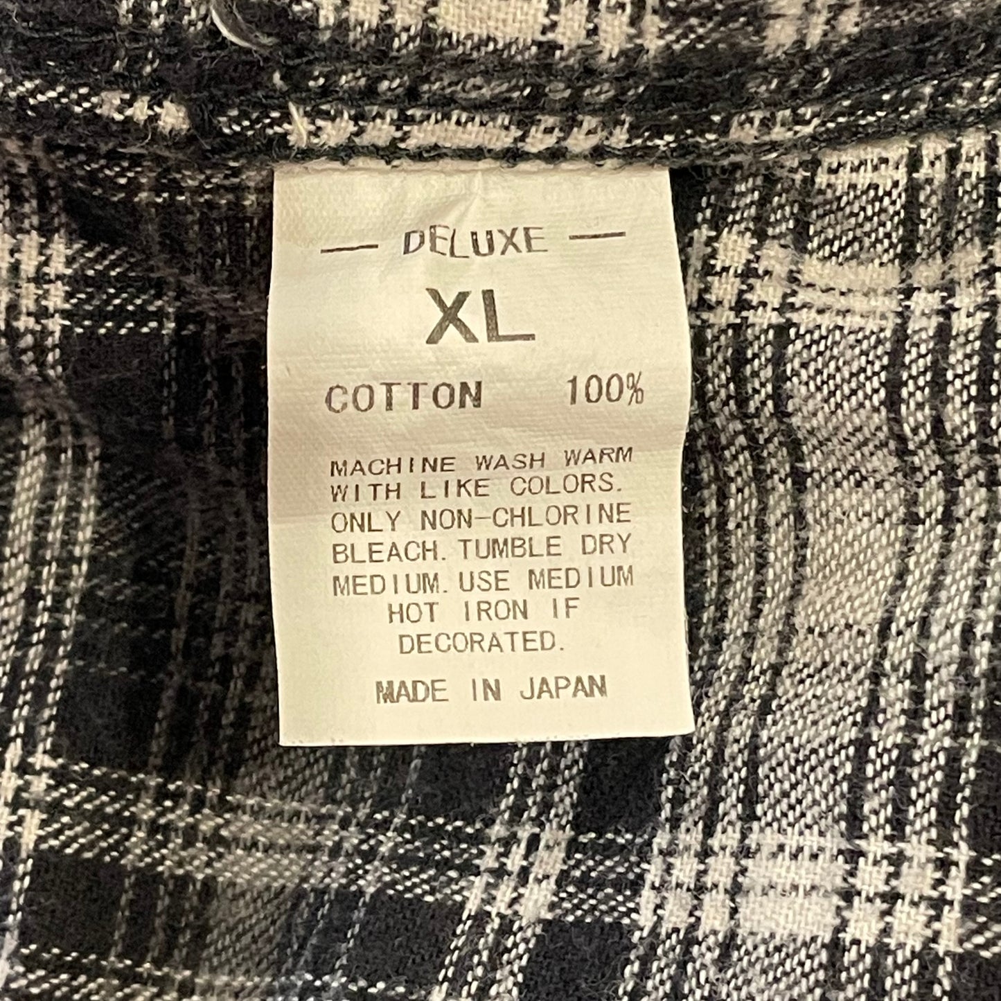 Western Plaid Flaannel Shirt Black/Gray