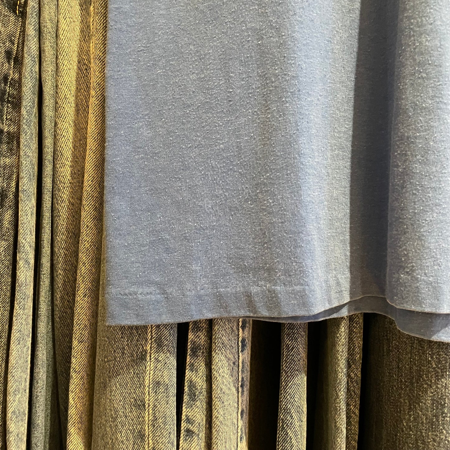 US Navy Aviano Italy Ringer Tee Blue M