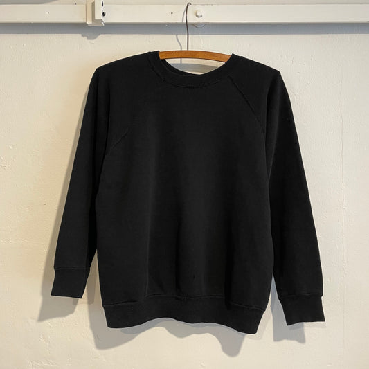 Raglan Blank Sweatshirt Black
