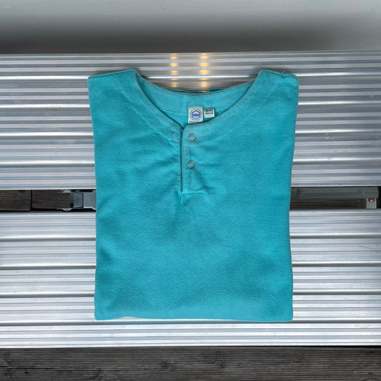 Henly Neck T-Shirt Blue