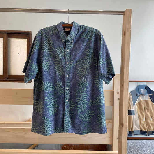 Tropical Aloha Shirt Blue