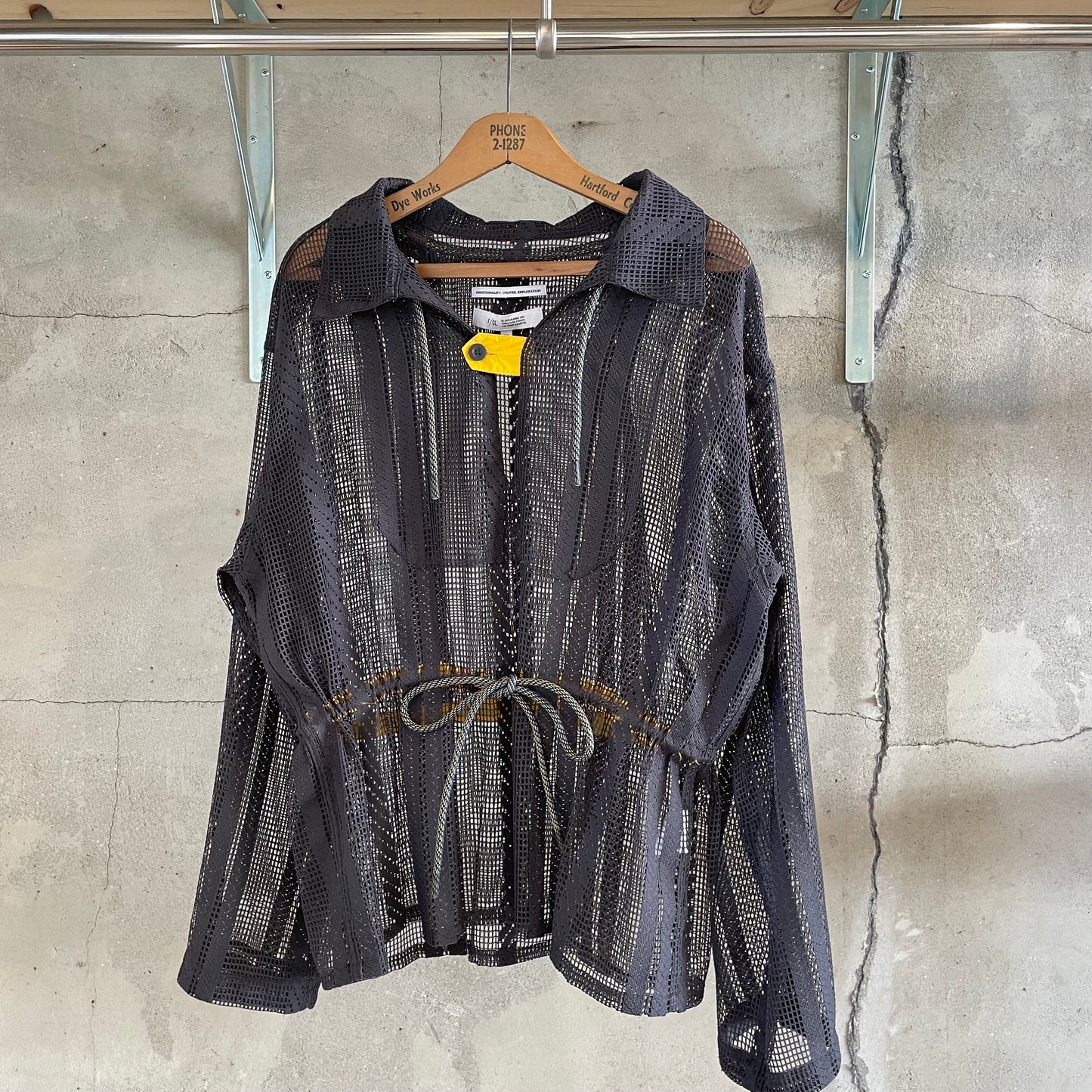 Mesh Anorak Charcoal