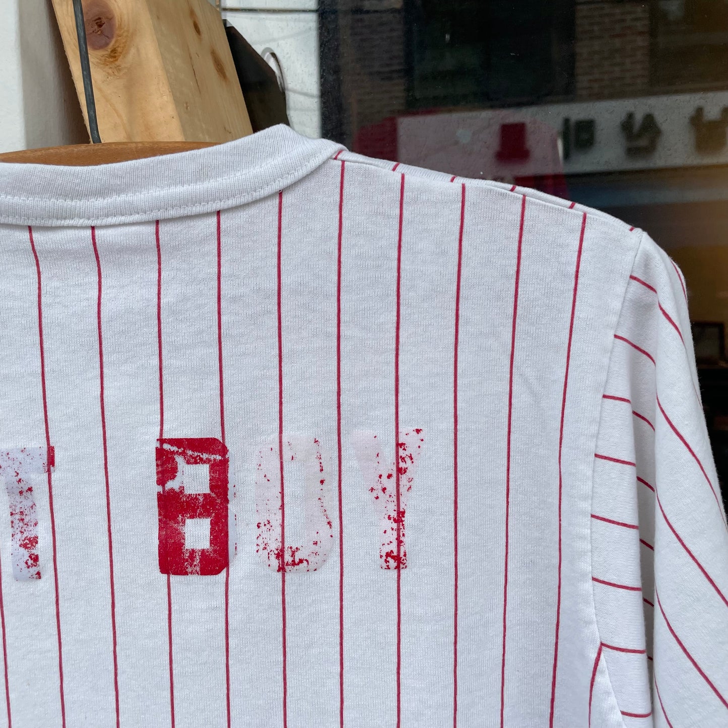 Captains Pinstripe Baseball Jersey Tee