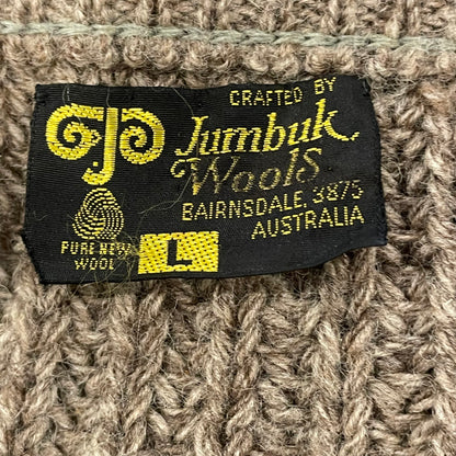 Wool Ribbed Knit Sweater Greige